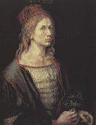 Albrecht Durer Portrait of the Artist with a Thistle oil painting